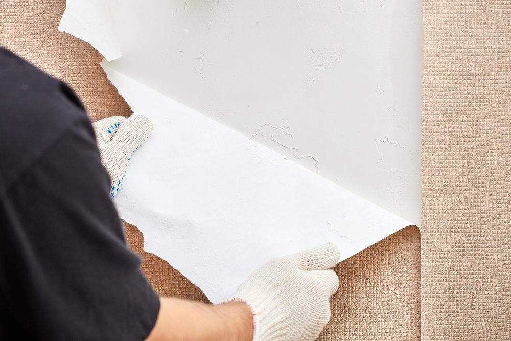 tapete von der wand ziehen