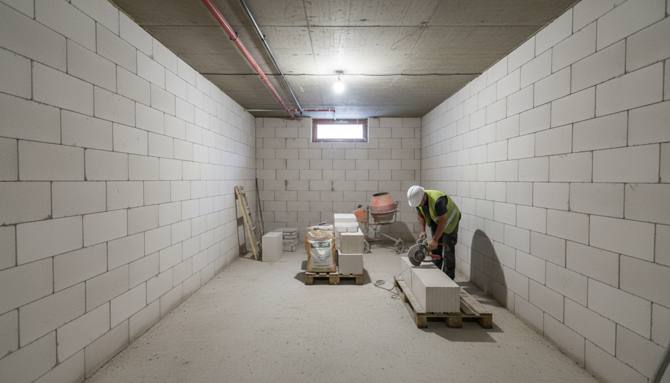 gasbeton als baumaterial für den keller